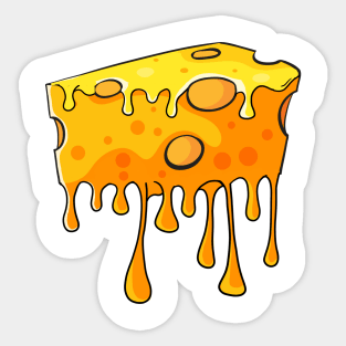 melting chese graphic sublimation Sticker